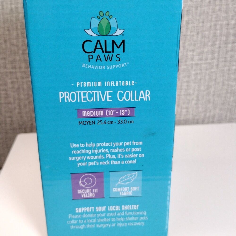 Calm Paws Behavior Support Inflatable Protective Collar-For Medium Dogs - Picture 3 of 8